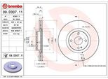 Brembo 09.D307.11 - Disco Freno Oe 6000612391 Per 124 Spider, MX-5 Iv (Nd)