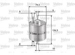 Valeo 587019 - Filtro Carburante Oe AK11KJDK Per Classe A (W168), Classe V (638/2), Vaneo (414)