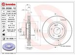 Brembo 09.9598.11 - Disco Freno Oe 5171226100 Per Santa Fe I (Sm)