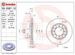 Brembo 09.5587.10 - Disco Freno Oe 5171228300 Per Coupé (Rd), Lantra I (J-1), Lantra Ii (J-2)