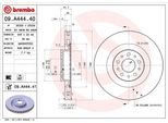 Brembo 09.A444.40 - Disco Freno Oe 51854567 Per 500L (351, 352), Combo (X12), Combo Tour (X12), Doblo
