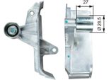 Gates T42313 - Puleggia Folle Oe 06A 109 181, Cinghia Di Distribuzione Per A4 (8D), A4 (8E), A4 (8H), A6 (4B), Exeo (3R)