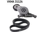 Skf Vkma 31126 - Set Di Cinghie A V Per Caddy Iii (2C, 2K), T5