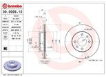 Brembo 09.9998.10 - Oe 517121C000 Disco Freno Per Getz (Tb)