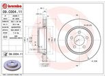 Brembo 09.C004.11 - Disco Freno Oe 52109938AB Per Cherokee (Kk), Compass