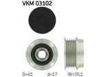 Skf Vkm 03102 - Puleggia Alternatore Oe 028 903 119 An Per A6 (4B), A4 (8D), Passat (3B)