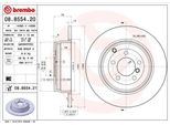 Brembo 08.8554.21 - Disco Freno Oe SDB000211 Per Range Rover Iii (L322)