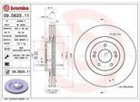 Brembo 09.D625.11 - Oe 51712S0000 Disco Freno Per I30 (Pd)