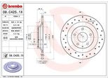 Brembo 08.C425.1X - Oe K01126251A Disco Freno Per CX-30 (Dm), CX-5 (Gh, Ke), CX-5 (Kf), MX-30 (Dr)