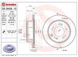 2X Disco Freno Brembo 09.B409.10