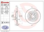 Brembo 08.N283.81 - Oe 4779886AB Disco Freno Per Cherokee (Kl)