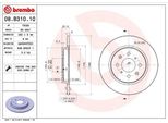 Brembo 08.B310.10 - Oe 42510TM8G00 Disco Freno Per Insight (Ze), Jazz Iii