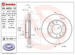 Brembo 09.A632.11 - Oe 517124D200 Disco Freno Per Carnival Iii (Vq)