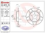 Brembo 08.9975.76 - Oe BP6Y26251B Disco Freno Per 3 (Bk), 3 (Bl), 5 (CR19), 5 (Cw)