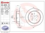 Brembo 08.A635.11 - Oe 424310P010 Disco Freno Per Is Ii (E2), Is Iii (E3)