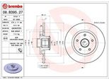 Brembo 08.B395.27 - Disco Freno Oe 4154200102 Per Citan (W415), Kangoo (Fw), Kangoo (Kw)