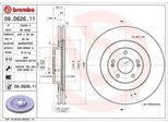 Brembo 09.D626.11 - Oe 51712S0100 Disco Freno Per I30 (Pd)