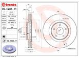 2X Disco Freno Brembo 09.E235.11 Per Nissan Pathfinder Iv (R52) 49Mm 320Mm