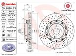 Brembo 09.8880.23 - Disco Freno Oe 2204212612 Per Classe S (C215), Classe S (W220)