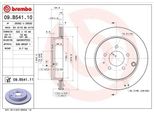 Brembo 09.B541.11 - Disco Freno Oe 7T4Z2C026A Per CX-7 (Er)