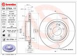 Brembo 09.D764.11 - Disco Freno Oe 4634230100 Per Classe G (W463)