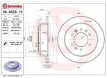 Brembo 08.A633.10 - Oe 584114D000 Disco Freno Per Carnival Iii (Vq)