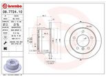 Brembo 08.7724.10 - Disco Freno Oe 9014230412 Per Classe G (W463), Sprinter (W901, W902), Sprinter (W903), Sprinter (W904)