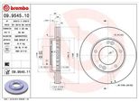 Brembo 09.9545.11 - Oe 517123E000 Disco Freno Per Sorento I (Jc)