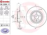 Brembo 08.C208.11 - Disco Freno Oe J9C1168 Per Discovery Sport (L550), E-Pace (X540)