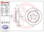 Brembo 08.8264.81 - Disco Freno Oe 52008184 Per Grand Cherokee I (Zg, Zj), Wrangler I (Sj, Yj), Wrangler Ii (Tj)