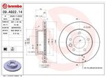 Brembo 09.A922.14 - Disco Freno Oe 9034210012 Per Sprinter (W903), Sprinter (W904)