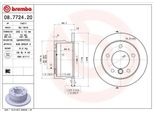 Brembo 08.7724.20 - Disco Freno Oe 9014230812 Per Classe G (W463), Sprinter (W901, W902), Sprinter (W903), Sprinter (W904)