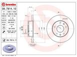 Brembo 08.7814.11 - Disco Freno Oe ANR4983 Per Freelander (L314)
