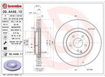 Brembo 09.A448.11 - Disco Freno Oe 2034210412 Per Classe C (CL203), Classe C (S203), Classe C (W203), Classe Clc (CL203), Clk (A209), Clk (C209)
