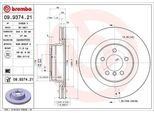 Brembo 09.9374.21 - Disco Freno Oe SDB500181 Per Range Rover Iii (L322)