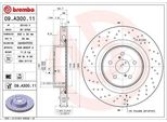 Brembo 09.A300.11 - Oe 435120W060 Disco Freno Per Is Ii (E2)