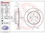 Brembo 09.C503.11 - Oe 58411C5700 Disco Freno Per Sorento Iii (Um)