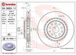 Brembo 09.D693.11 - Disco Freno Oe 4351250250 Per Ls (F4), Ls (F5)