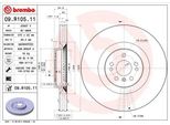 Brembo 09.R105.11 - Disco Freno Oe 1644210612 Per Classe Gl (X164), Classe R (W251)