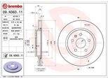 Brembo 09.N363.11 - Disco Freno Oe 13509676 Per Insignia B (Z18)