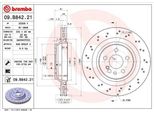 Brembo 09.B842.21 - Disco Freno Oe 2204230912 Per Classe S (C215), Classe S (W220)