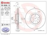 Brembo 09.B266.11 - Disco Freno Oe 40206EG000 Per Maxima Vi (A34), Murano I (Z50), Murano Ii (Z51)