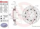 2X Disco Freno Brembo 09.9315.23 Per MERCEDES-BENZ Sl (R230) 58Mm 360Mm