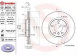 Brembo 09.B638.11 - Disco Freno Oe 34119804829 Per R60, R61
