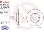 Brembo 09.A535.11 - Disco Freno Oe 435120D080 Per Yaris (P13), Yaris (P9)