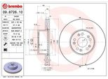 Brembo 09.8726.10 - Oe 1404211012 Disco Freno Per Classe S (C140), Classe S (W140)