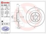 Brembo 08.D883.11 - Disco Freno Oe 31471477 Per XC40 (536)