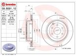 Brembo 09.B591.10 - Disco Freno Oe 43206EB300 Per Pathfinder Iii (R51)