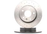 Brembo 08.7627.1X - Disco Freno Oe 569109 Per Astra (A04), Astra G, Astra H, Combo, Combo Tour, Meriva (X03), Meriva B (S10), Zafira A, Zafira B