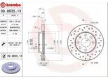 Brembo 09.8635.1X - Oe 569021 Disco Freno Per Corsa C (X01)